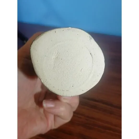 Inspired Art Dripping Blue Expression Vase Waterfall Effect 9 Inch Tall - Picture 14 of 15